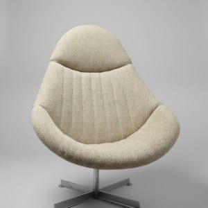 Draaifauteuil van Rudolf Wolf voor Rohé Noordwolde.